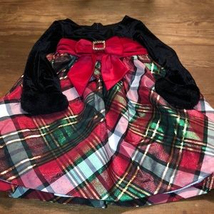 Velour holiday dress 3T